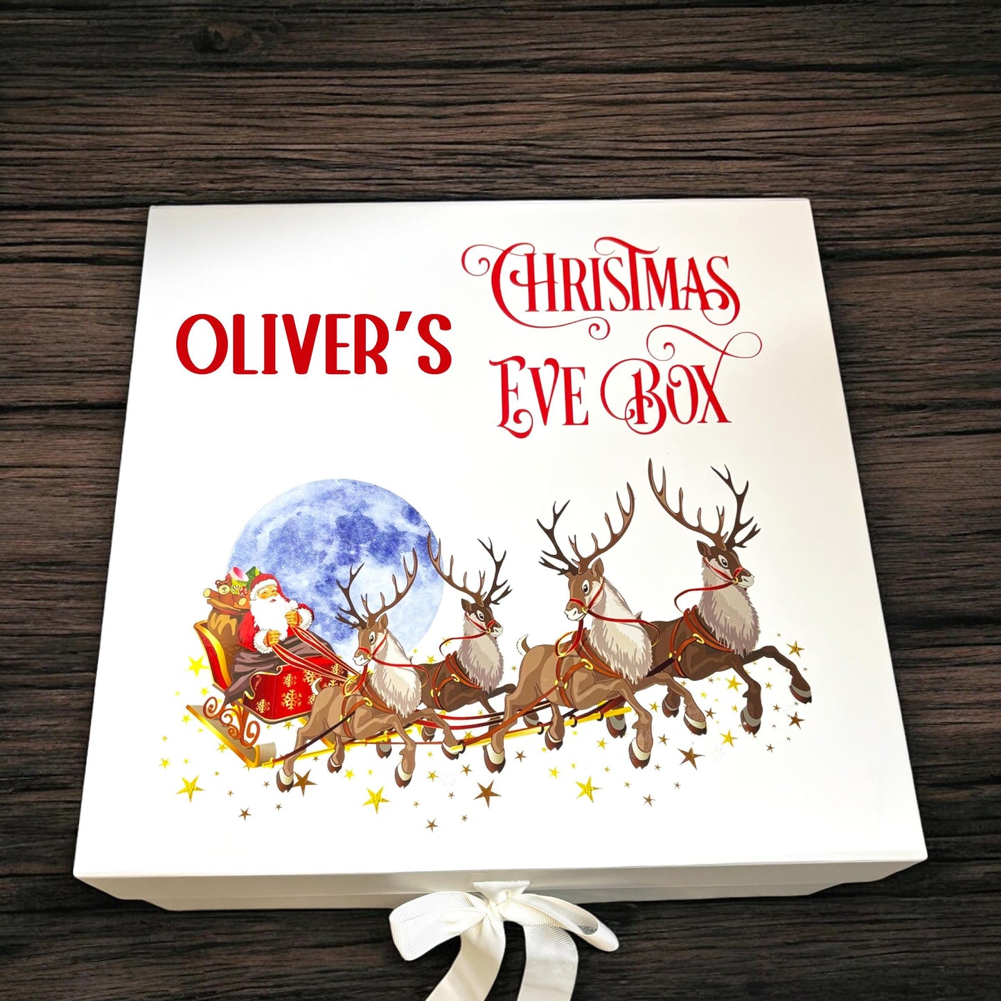 Christmas Eve Box, Extra Large Christmas Eve Box, Fillable Box, Christmas Box,