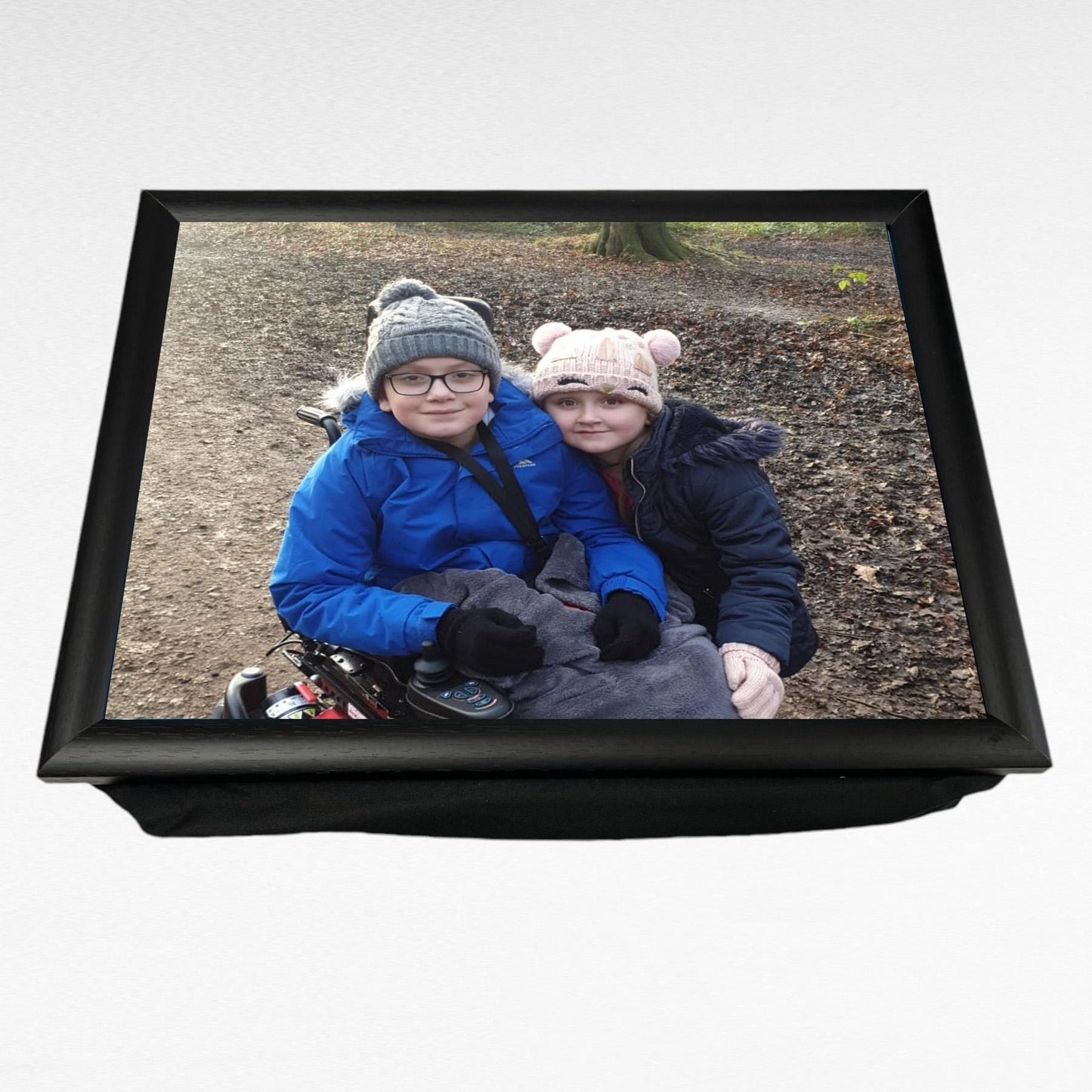 Personalised Photo Lap Tray, Family Photo Gift, Child, Grandchild Photo Knee Tray, Memory Family Gift, Food Tray, Work or Hobbie Tray