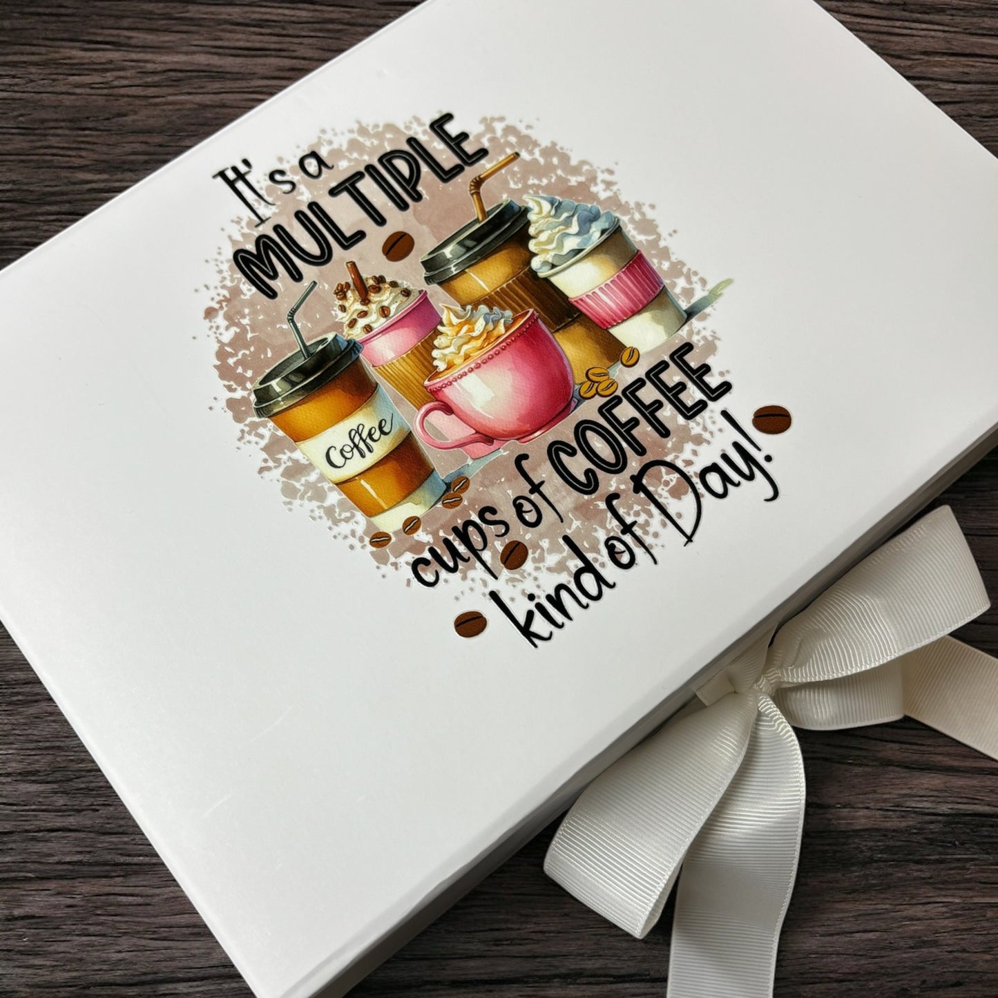 Coffee Themed Gift Box, Personalised gift box, Personalised box, Coffee Themed Birthday Gift, Coffee Lovers Present