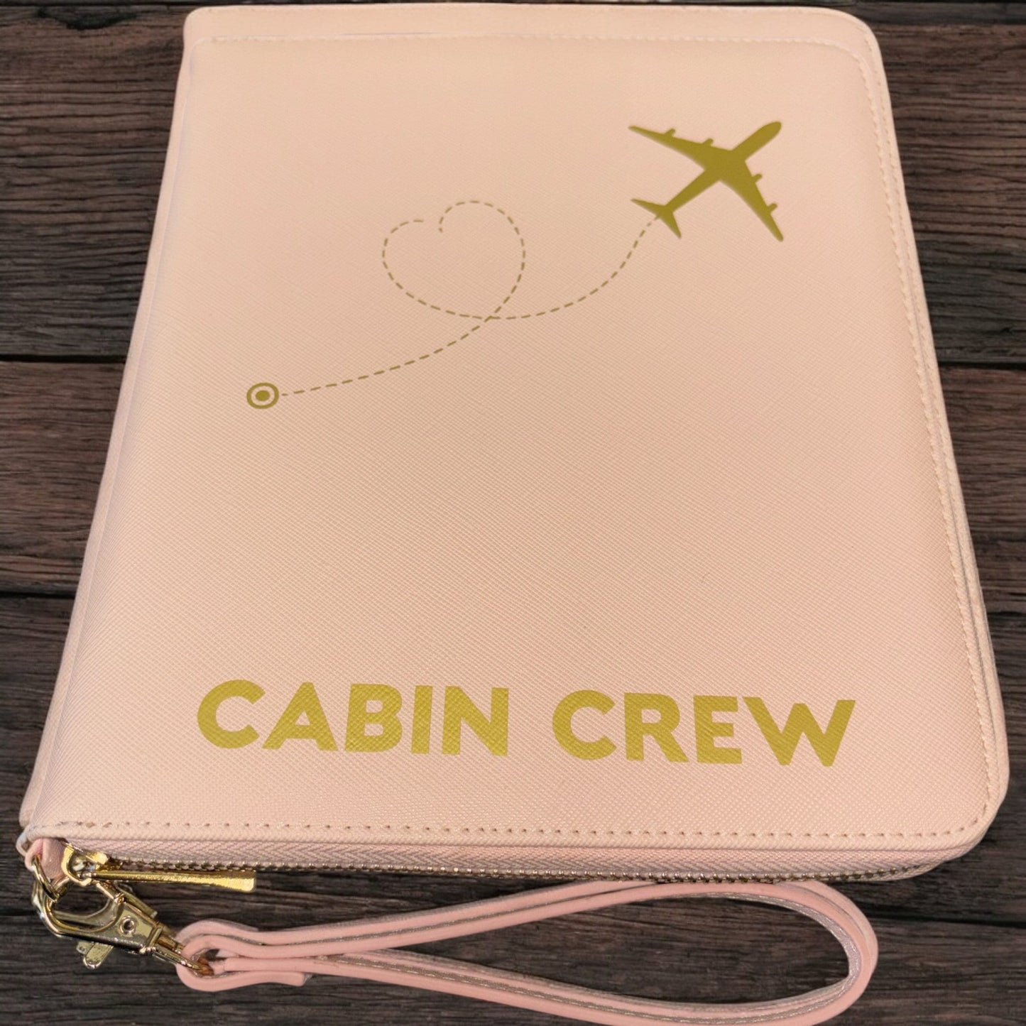 Personalised Cabin Crew Travel Organiser, Personalised Organiser, Air Hostess Gift,Aeroplane Staff, Hostess New Job, Birthday,Crew Training