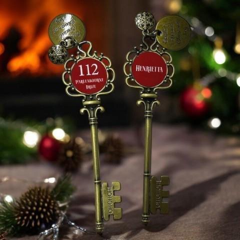 Personalised Santa's Magic Key, Christmas Eve Box Item, Santa Door Key, Child Christmas Gift