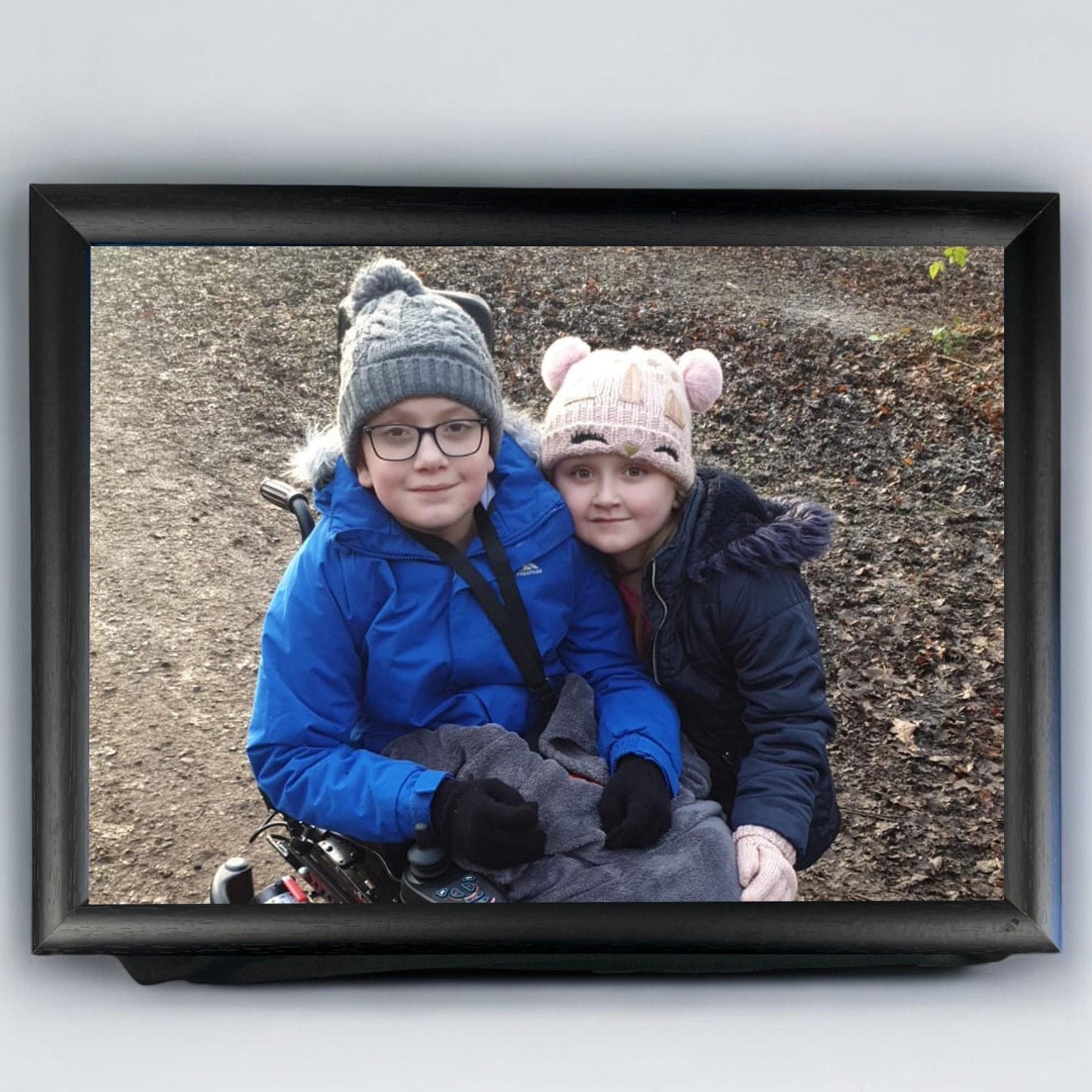 Personalised Photo Lap Tray