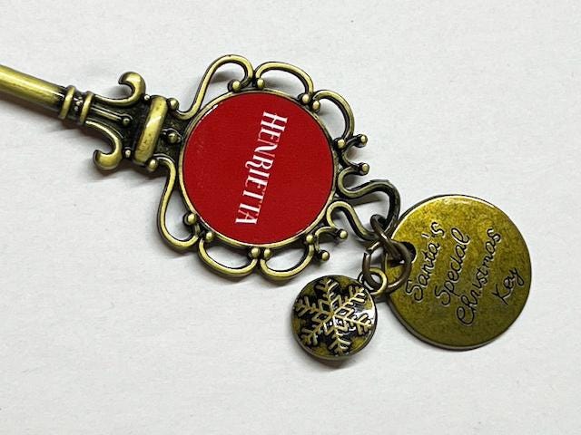 Personalised Santa's Magic Key, Christmas Eve Box Item