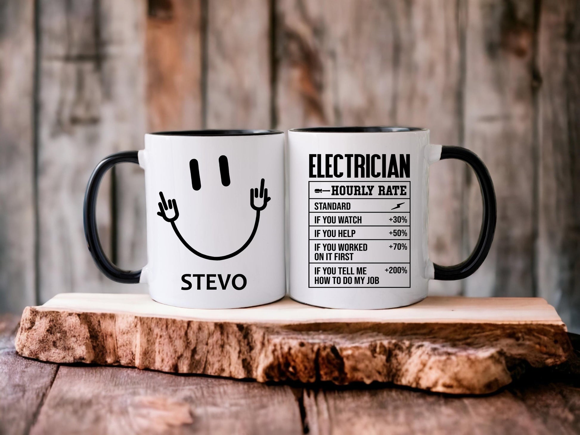 Personalised Electrician Mug