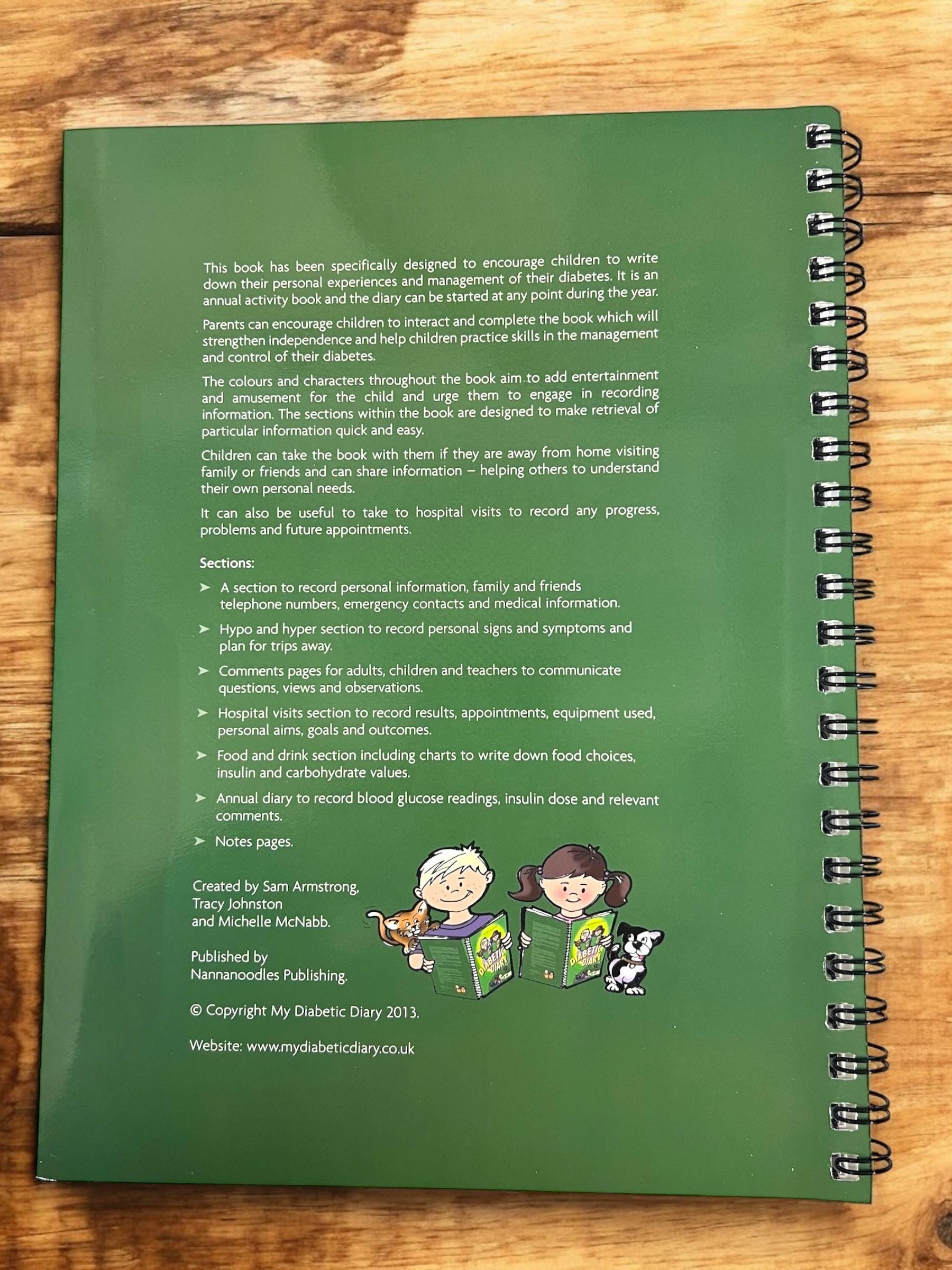 Child's Diabetic Diary