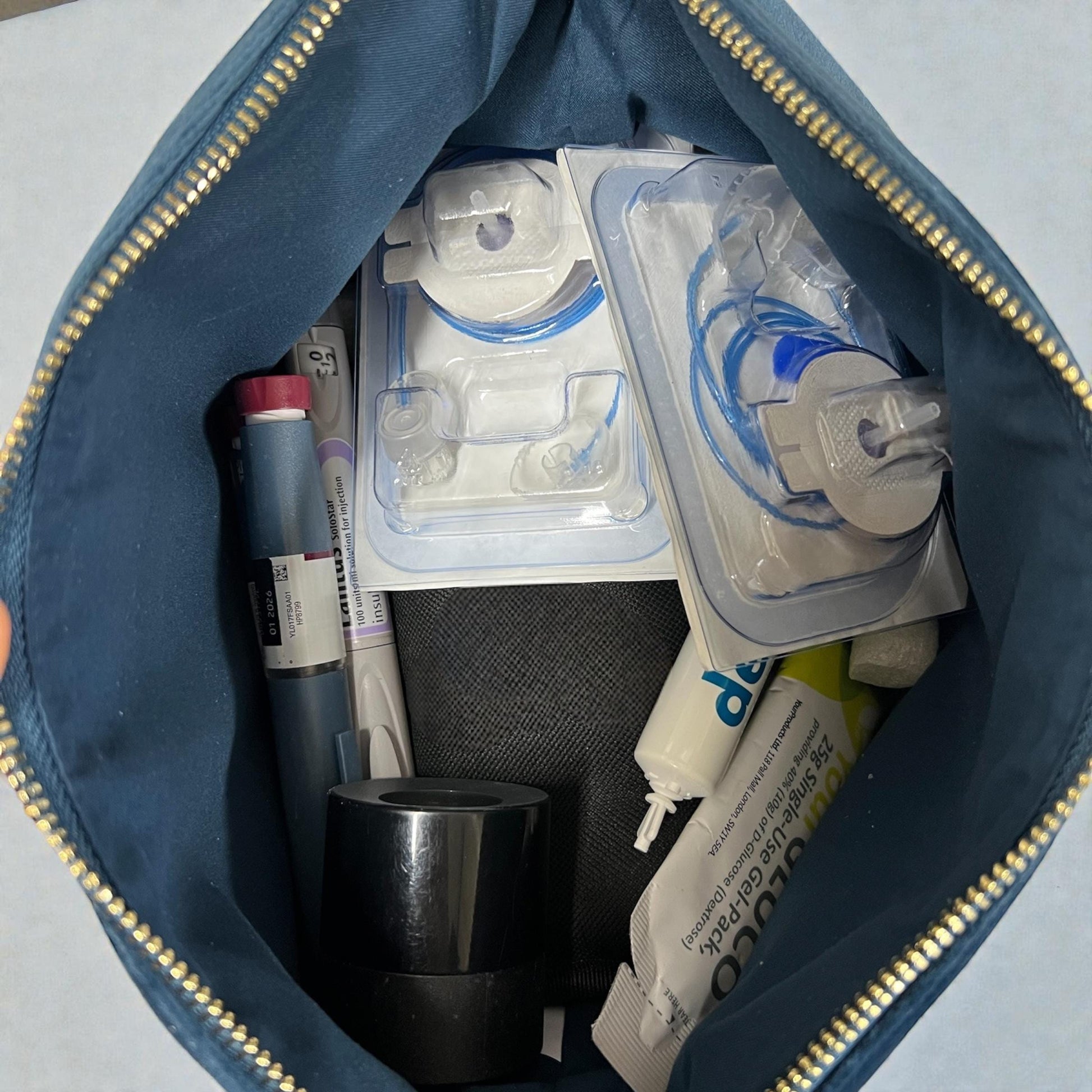 Diabetes Travel Bag, Diabetes Bag, Type 1 Diabetic, Type 2 Diabetic, Diabetes Supplies, Diabetic Gift, Insulin Pump carrier, CGM, Holiday