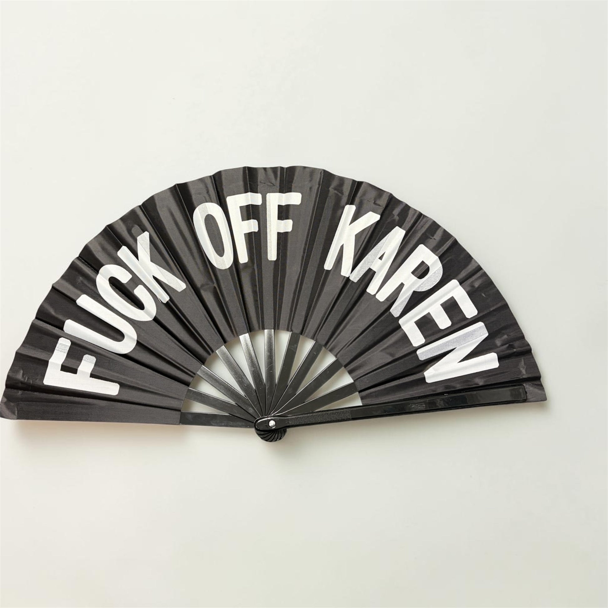 Large Cracking Fan 'F*ck Off Karen'
