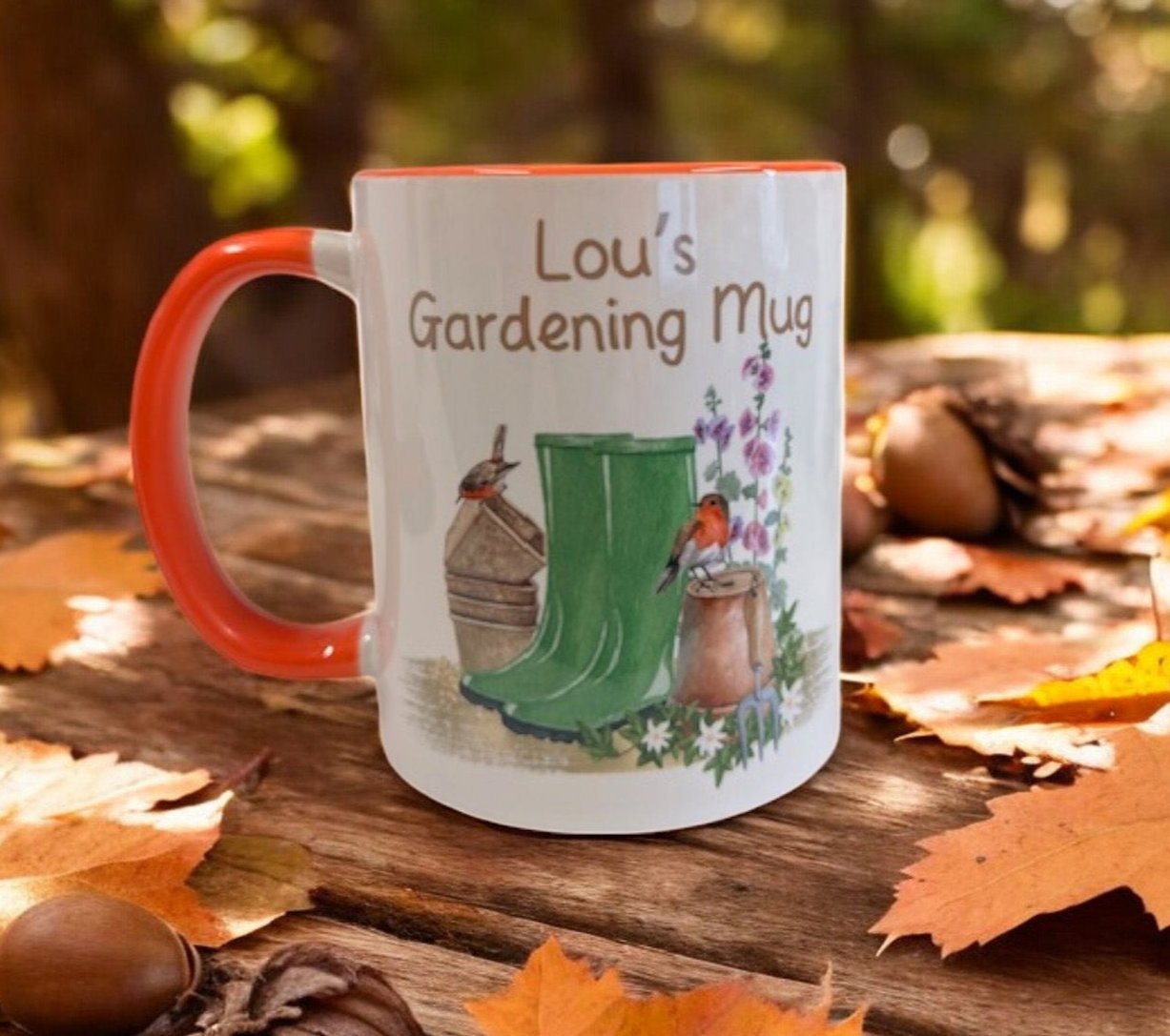 Personalised Gardening Mug