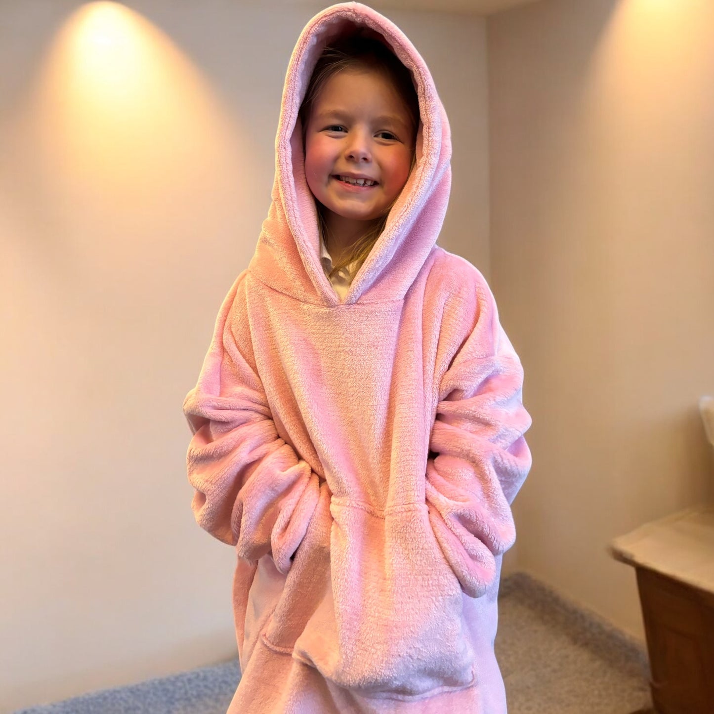 Kids Character Cushion Hooded Blanket