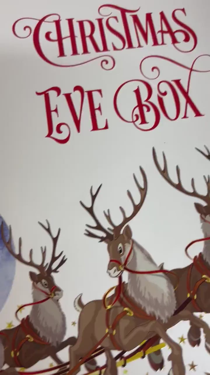 Christmas Eve Box, Extra Large Christmas Eve Box, Fillable Box, Christmas Box,