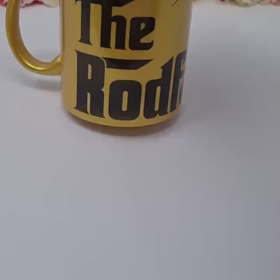 Gold Fishing Mug