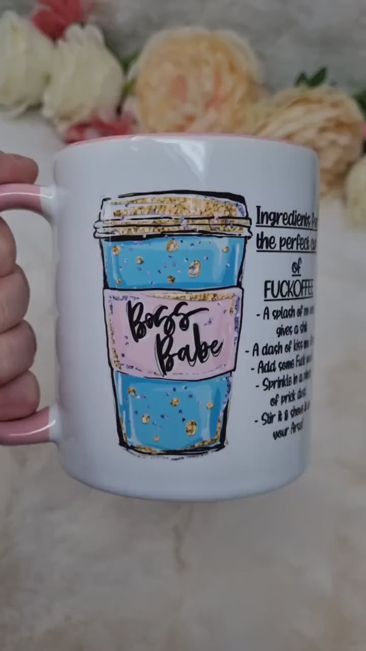 Fuckoffee Mug, Rude Mug, Funny Mug, Cup Of Fuckoffee