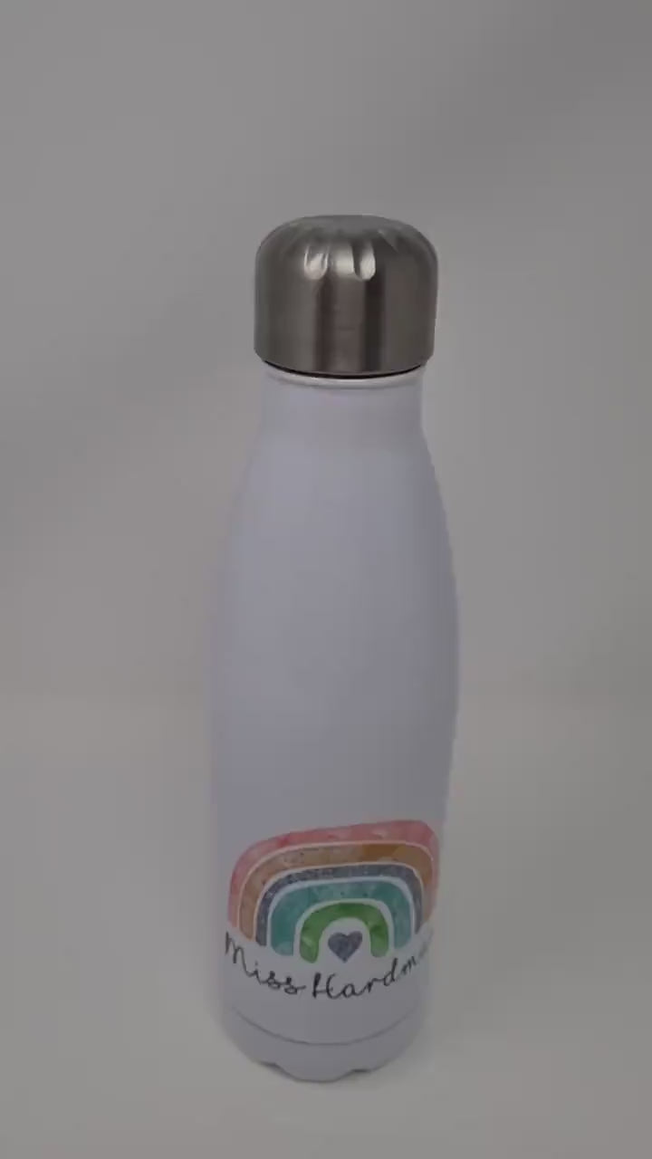 Personalised Rainbow Bowling Bottle