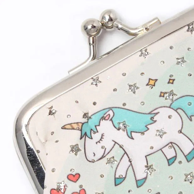 Unicorn Print Small Coin Purse